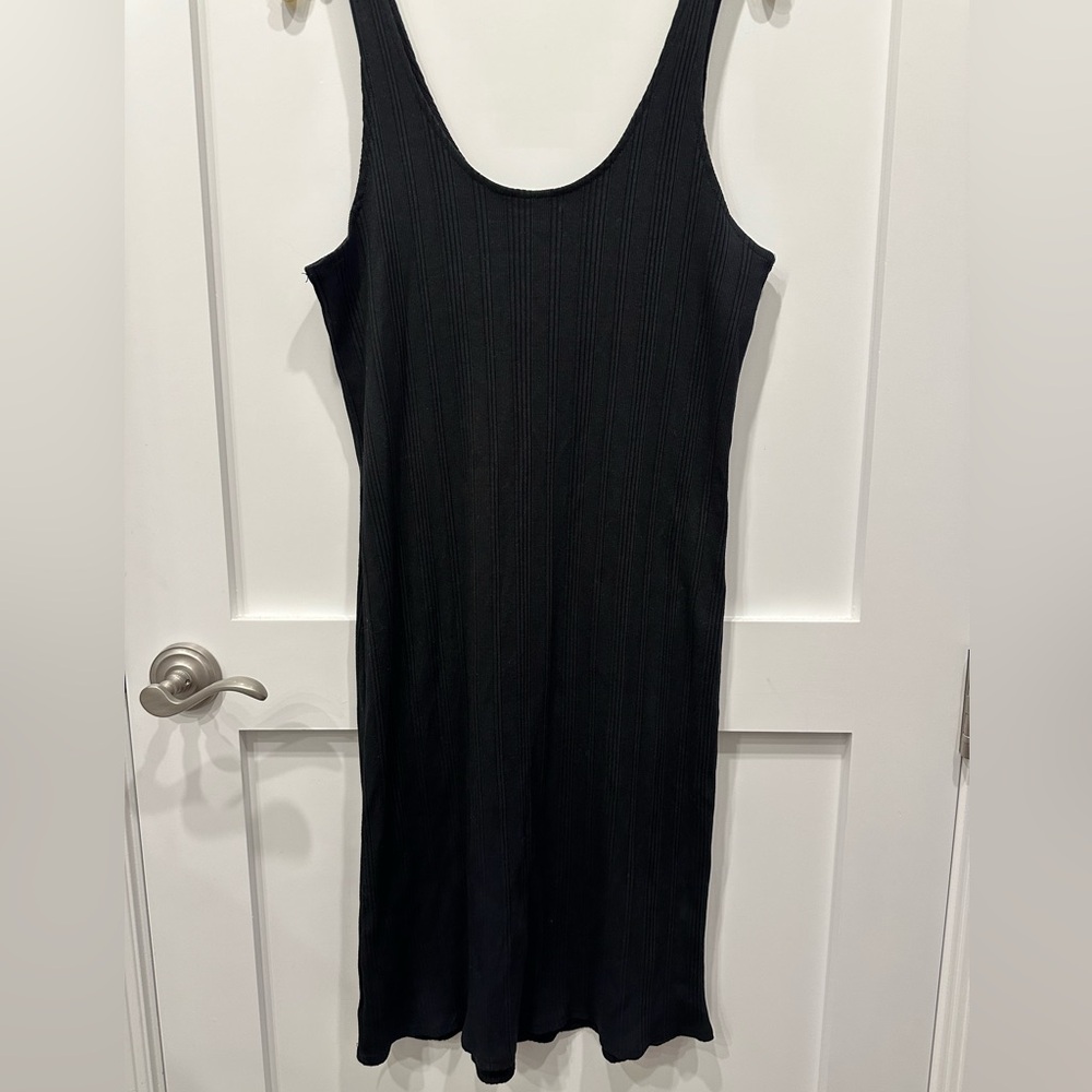 American Eagle Outfitters Black Midi Dress - Picture 7 of 7